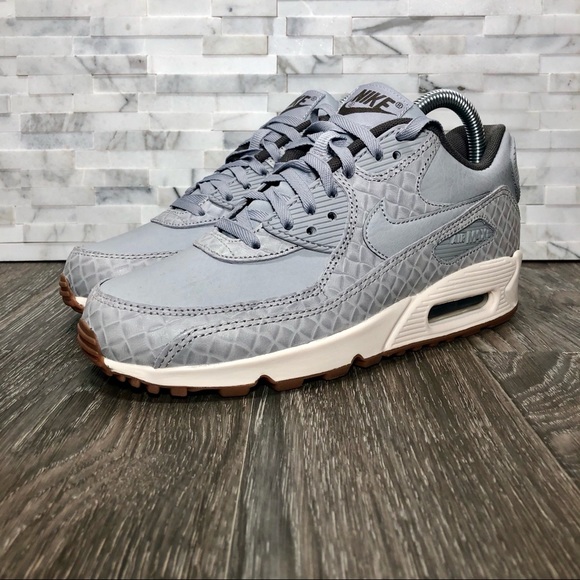 nike air max 90 premium wolf grey